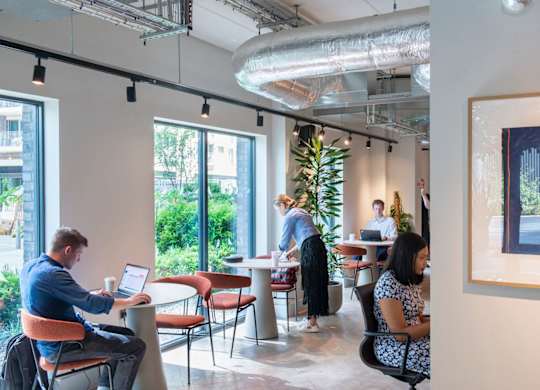 Co-working space with a view at The Lark, London, SW11 7EA