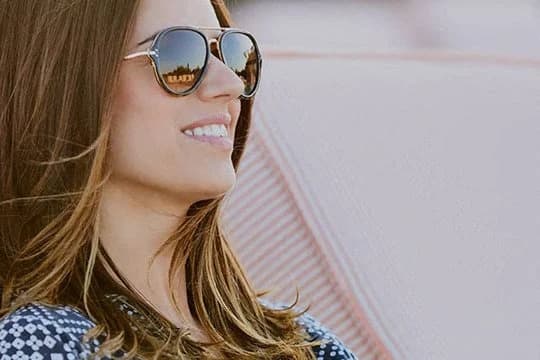 girl with shades