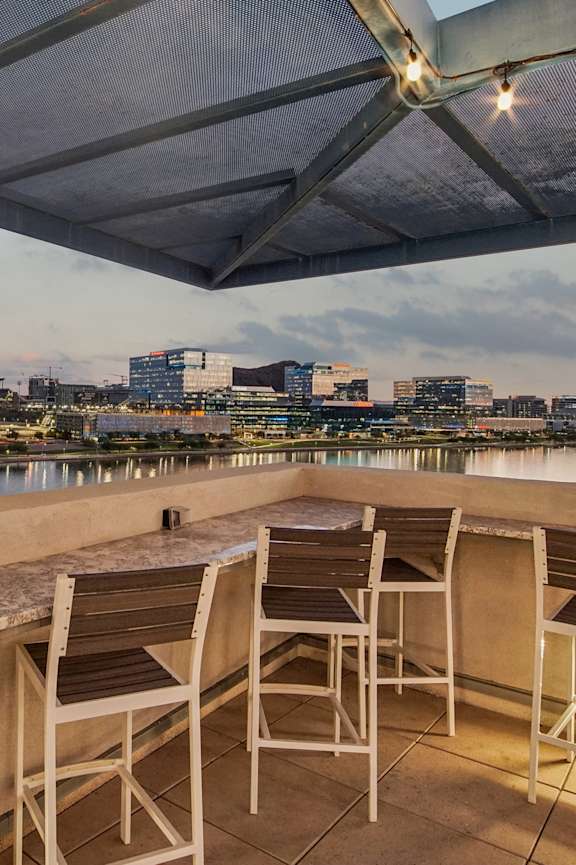 Patio at Nore Town Lake in Tempe Arizona
