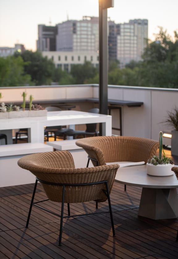 Seats at Eleanor H16 Apartments