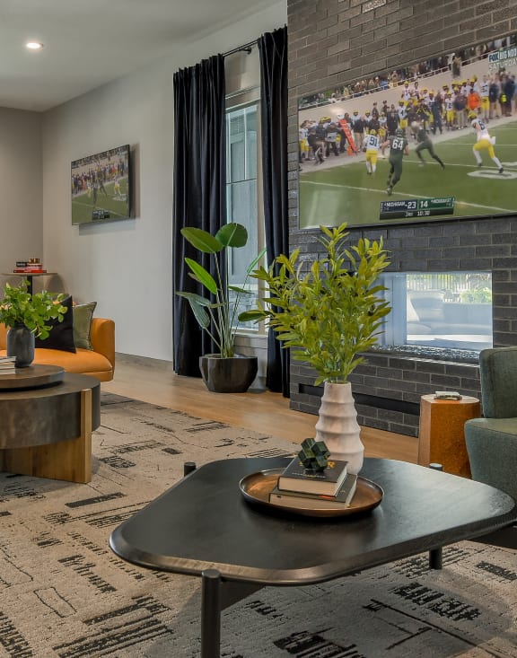 Clubroom at The Commons at Rivertown, Grandville, Michigan