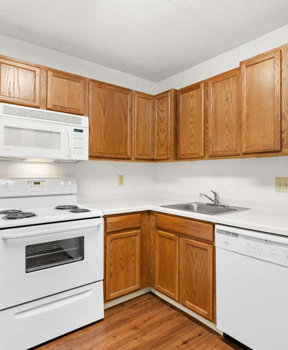 Functional kitchens make dinner a breeze. at Willow Pond, Burnsville, MN