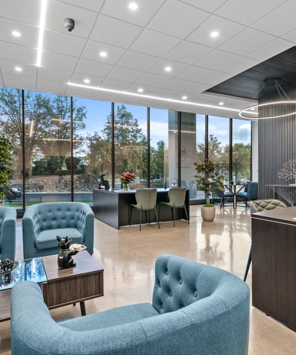 the lobby at 353 sacramento street