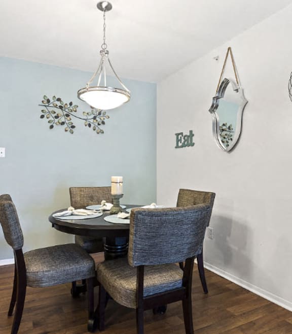Dining Area at Dover Hills Apartments Kalamazoo MI