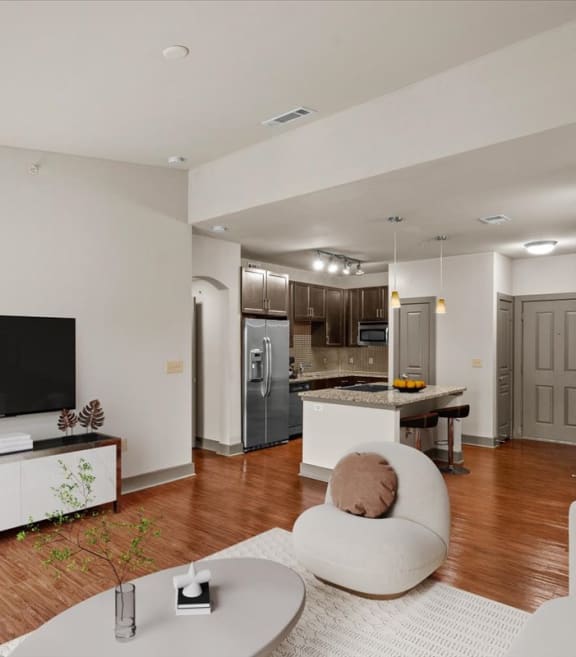 the preserve at ballantyne commons apartment living room