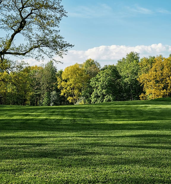 Outdoor Place at The Courts at Fair Oaks Apartments in Fairfax, VA