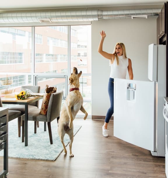Pet friendly apartments at Bakery Living, Shadyside, Pittsburgh, PA 15206