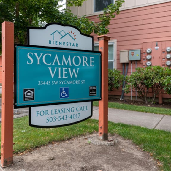 sycamore property sign