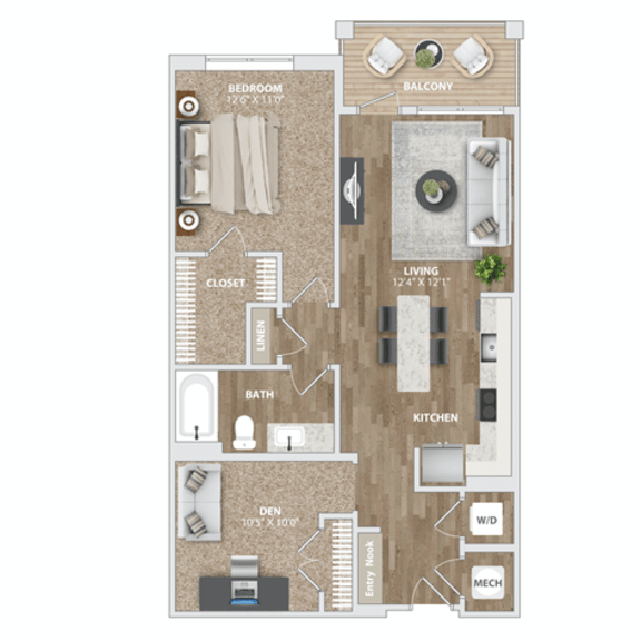 Thumbnail 1 of 10 AD11 Floor Plan at Preston Ridge, North Carolina