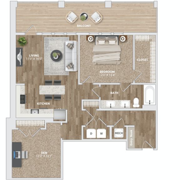 Thumbnail 2 of 2 AD5 Floor Plan at Preston Ridge, North Carolina