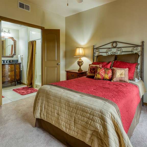 bedroom at aventine at kessler park, dallas, 75211
