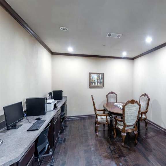 business center at aventine at kessler park, dallas, 75211