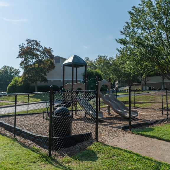 playground for children at bradford gwinnett townhomes, norcross georgia