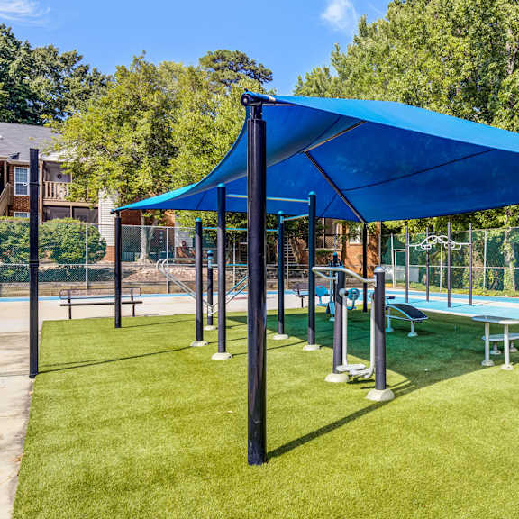 outdoor gym at madison hunters glen, raleigh, 27606