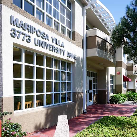 the building is mariposa villa university drive.