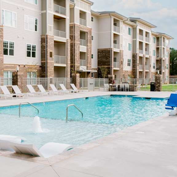 resort style pool