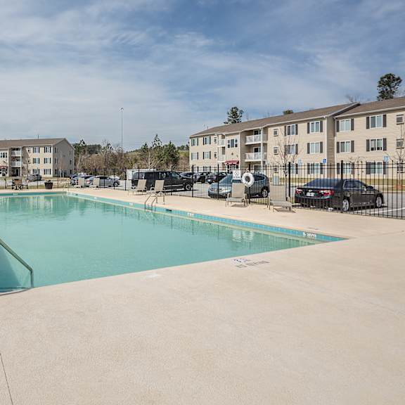 pool view  at benson estates apartments, augusta, ga, 30815