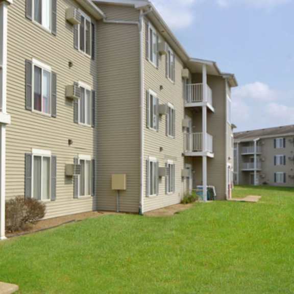 building 3 exterior at hornbrook estates apartments, indiana, 47715