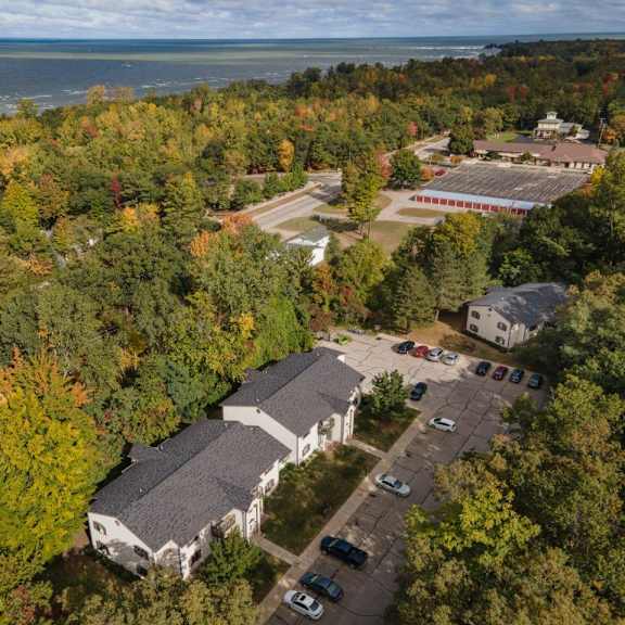 hallack apartments.  caseville, mi.