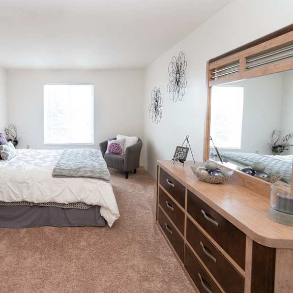 master bedroom at crosswait estates in angola, in