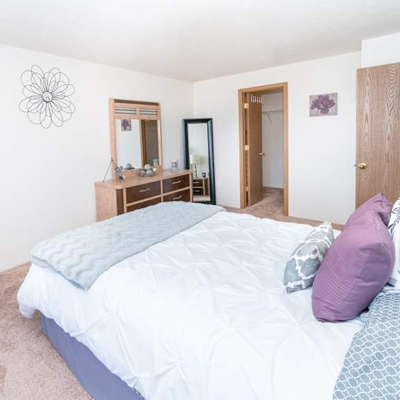 master bedroom at crosswait estates in angola, in