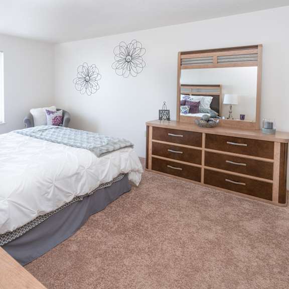 master bedroom at crosswait estates in angola, in