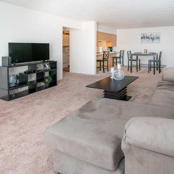 living area at crosswait estates in angola, in