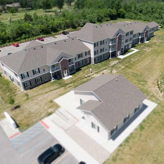 top view at dutton estates, saint clair, mi