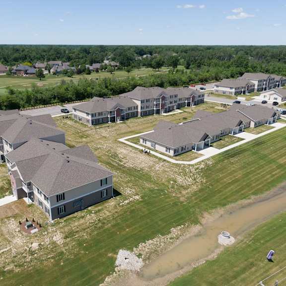 aerial view at dutton estates, michigan, 48079