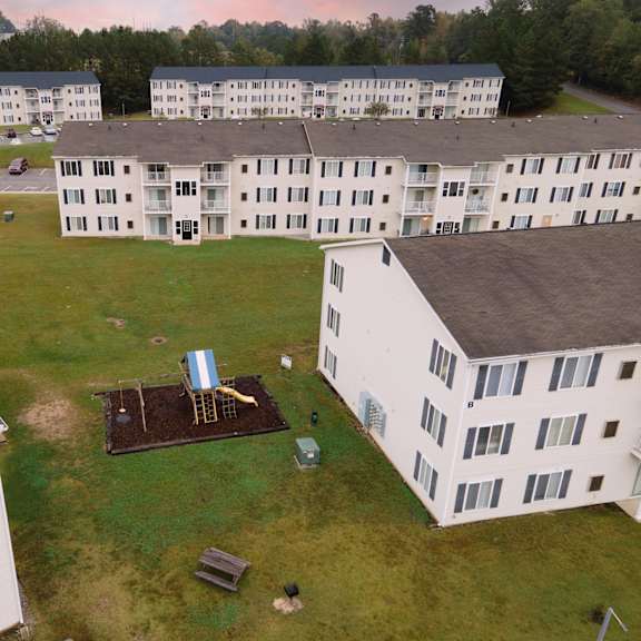 aerial view at eddins estates apartments, alabama, 35453