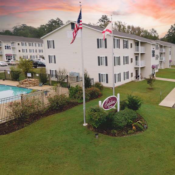 outdoor view at eddins estates apartments, alabama
