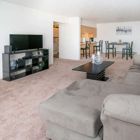 living room at griffin estates niles michigan 49120