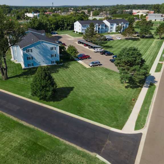 aerial view of property1 at mcclellan estates apartments, marshall