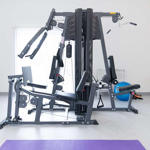 fitness center at oliver apartments, michigan, 48182