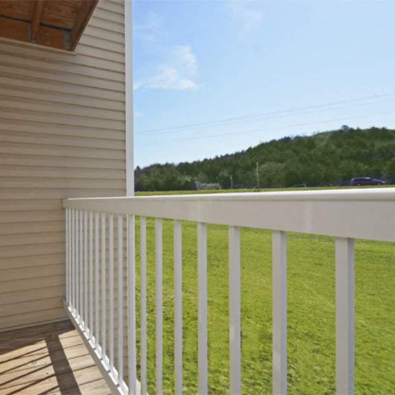 personal outdoor space  at geary estates apartments, mrd conventional, grandview plaza, ks