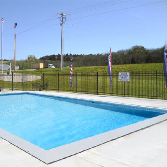 crystal clear pool  at geary estates apartments, mrd conventional, kansas