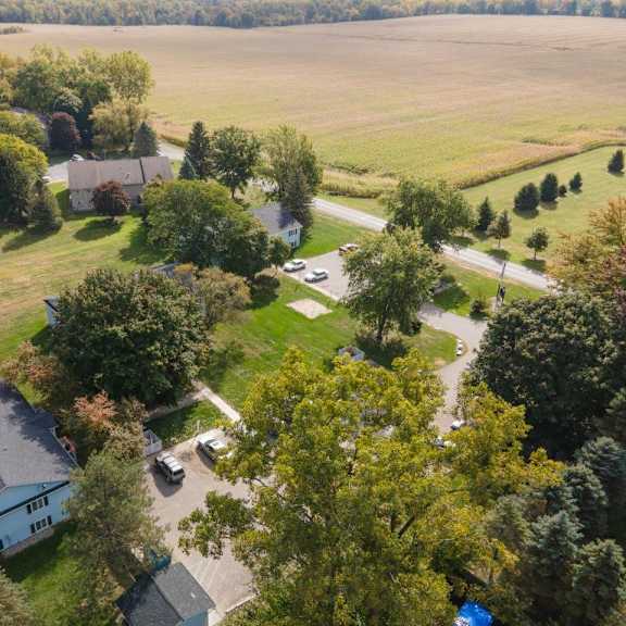 aerial 40 glenn ave, qunicy, mi 49082