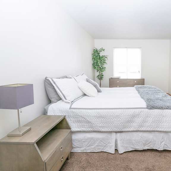 bedroom at martin estates apartments, indiana