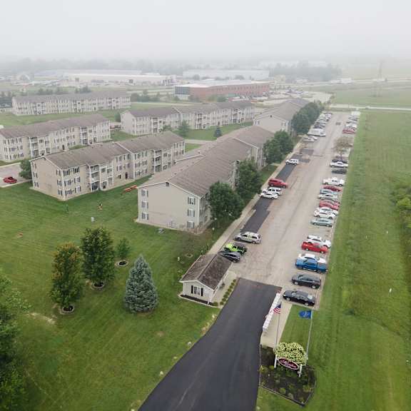 view at martin estates apartments, shelbyville, 46176