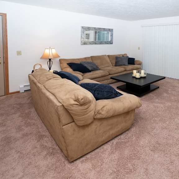 living room at simonson estates 100 raleigh court, columbia city, in 46725