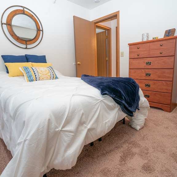second bedroom at simonson estates 100 raleigh court, columbia city, in 46725