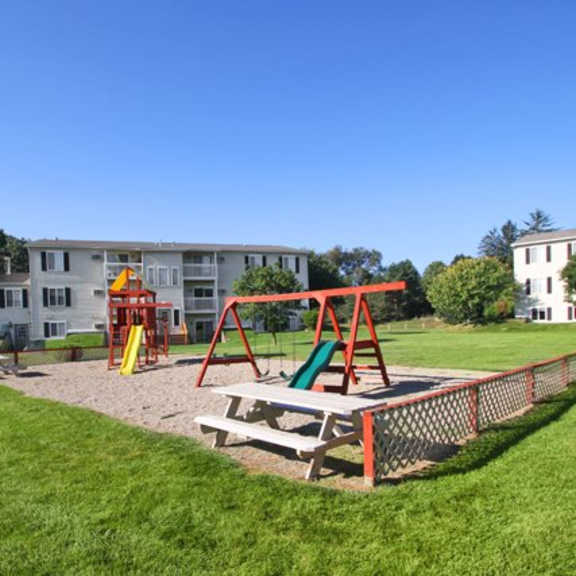 childrens playground at kuder estates apartments, mrd conventional, warsaw, in
