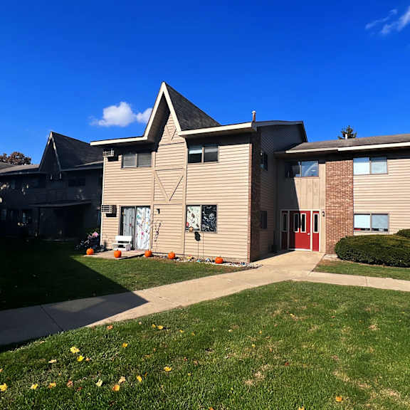 a picture of the front of a house