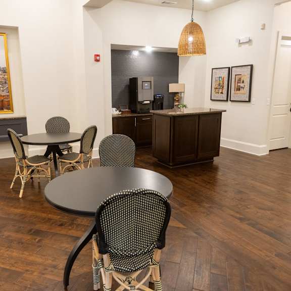woodstock west by walton community room coffee station