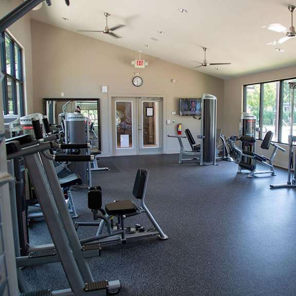 woodstock west by walton apartment homes  fitness center at woodstock west by walton, woodstock, ga, 30188