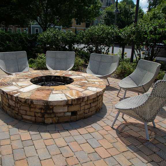 woodstock west by walton apartment homes  outdoor fire pit at woodstock west by walton, woodstock, ga
