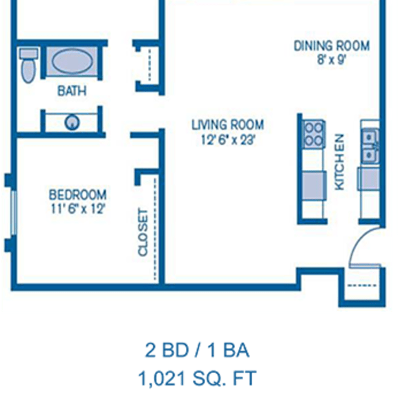 Thumbnail 5 of 7 2-bedroom-1-bathroom-1021-sq-ft at The Meadows at Westlake Village Apartments,Westlake Village, California
