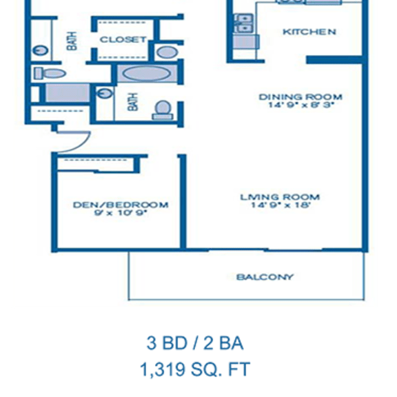 Thumbnail 7 of 7 2-bedroom-2-bathroom-1319-sq-ft at The Meadows at Westlake Village Apartments,Westlake Village