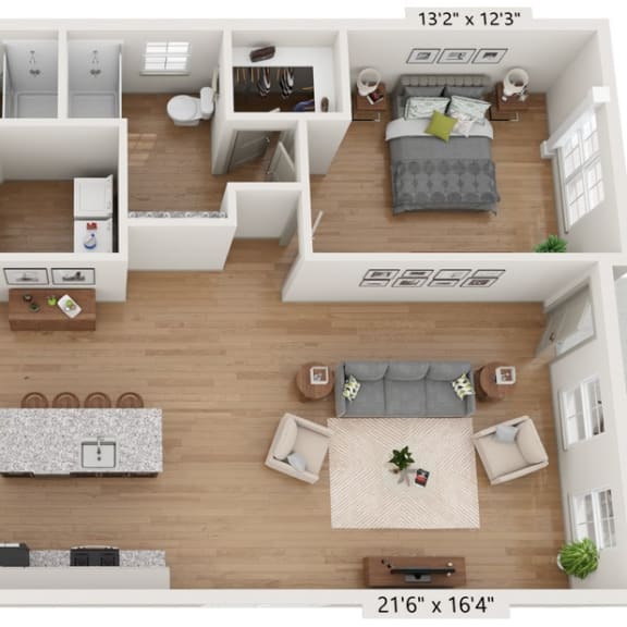 Thumbnail 1 of 2 Cottage-style 3BRx2BA home with front porch and yard