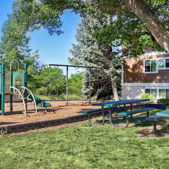 our apartments showcase a playground